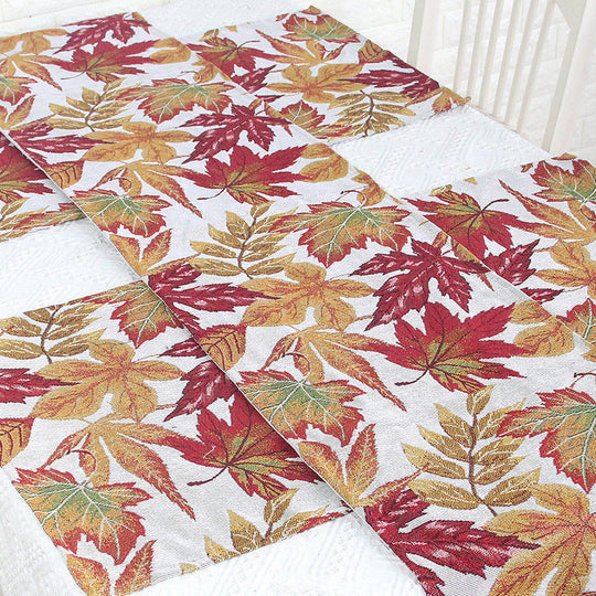 Home Decor Table Towel Tea Table Tea Art - Maple Leaf Style
