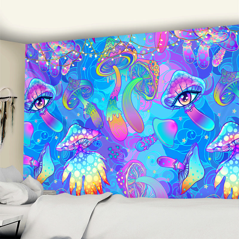 Dream Mushroom Psychedelic Rug Boho Home Decor | Stylish & Versatile