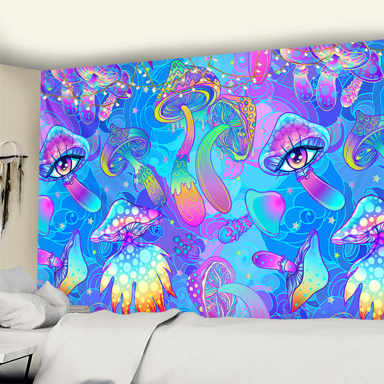 Dream Mushroom Psychedelic Rug Boho Home Decor | Stylish & Versatile