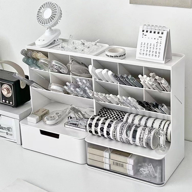 Cosmetics Storage Box Desktop Finishing Box with Drawers