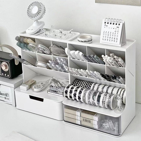 Cosmetics Storage Box Desktop Finishing Box with Drawers