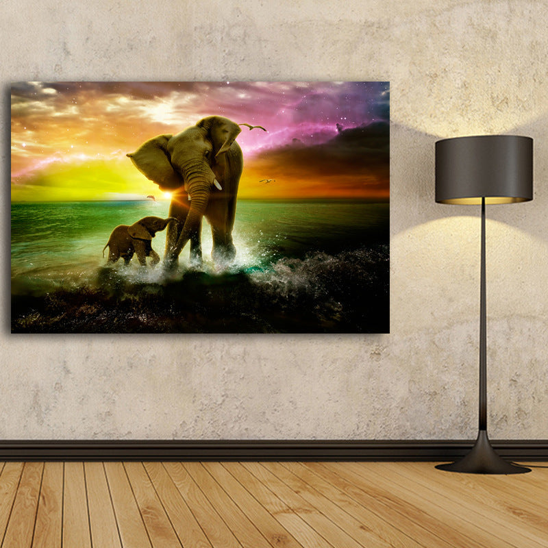 Single mother-elephant modern home decor for Stylish Living