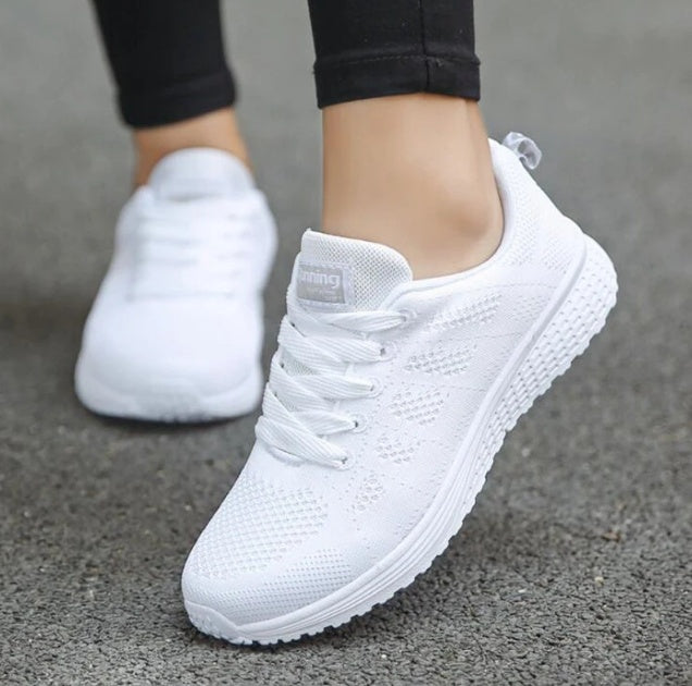 Women Shoes Sports Sneakers - Comfortable Mesh Upper