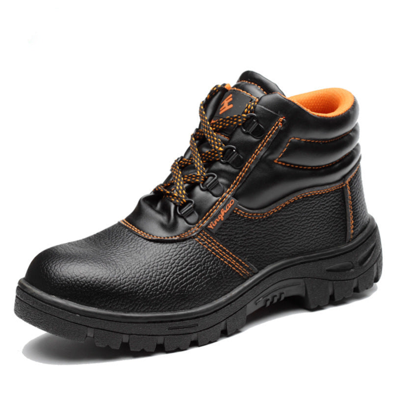 Work shoes steel toe high-top work shoes for Safety