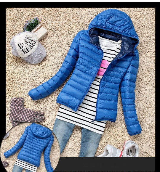 Casual Hooded Womens Jacket - Stylish & Comfortable Wear