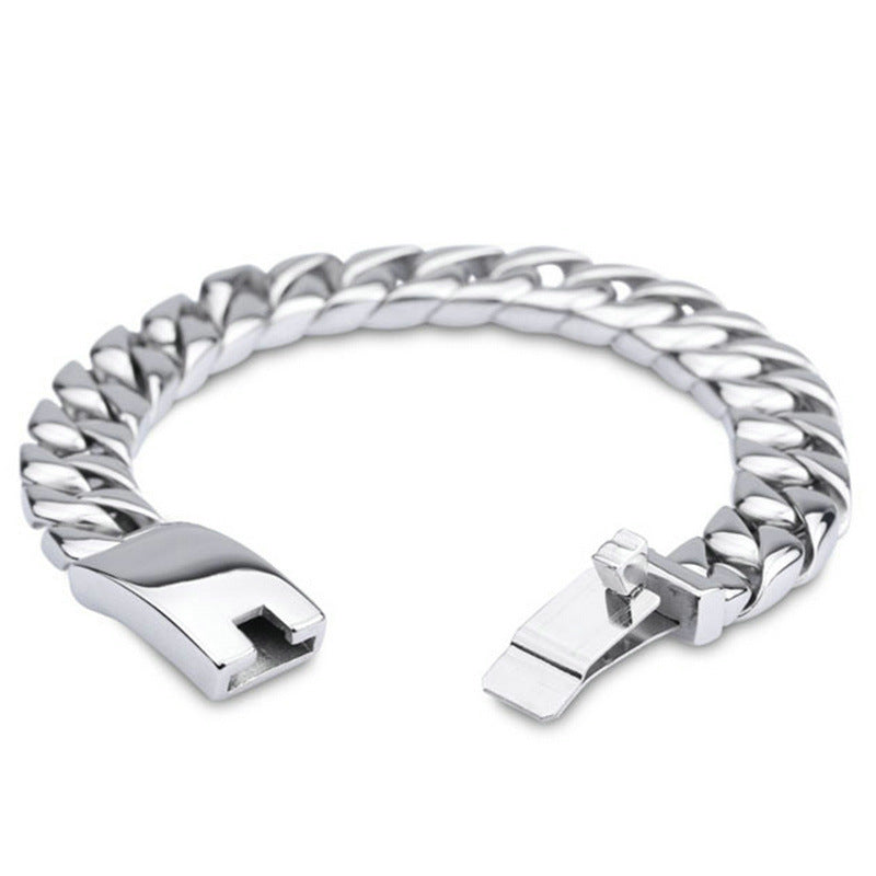 Korean Fashion Fashion Student Titanium Steel Bracelet Men