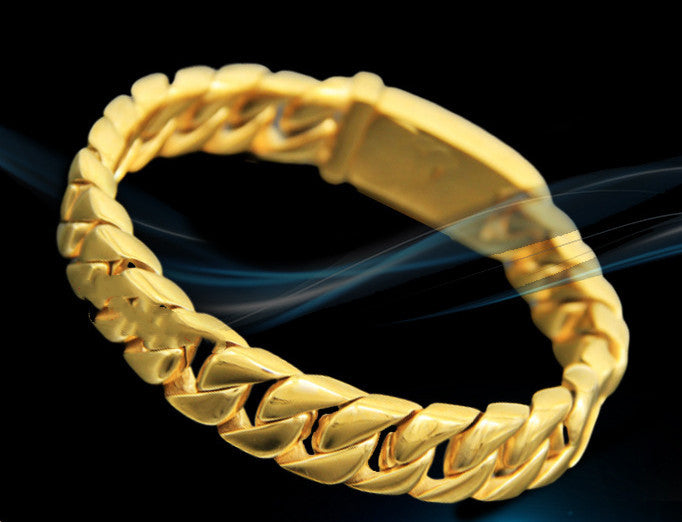 Korean Fashion Fashion Student Titanium Steel Bracelet Men