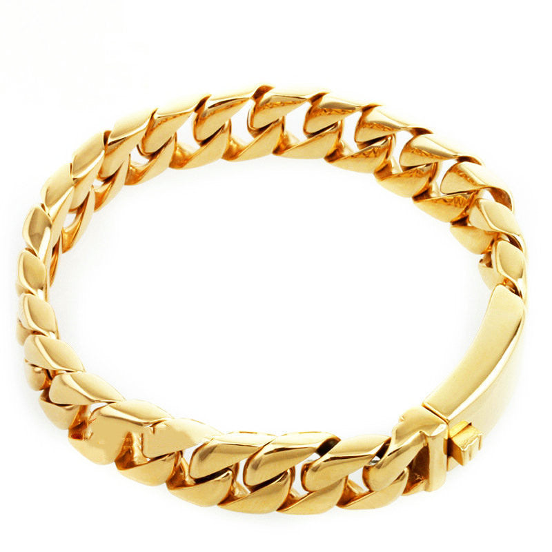 Korean Fashion Fashion Student Titanium Steel Bracelet Men