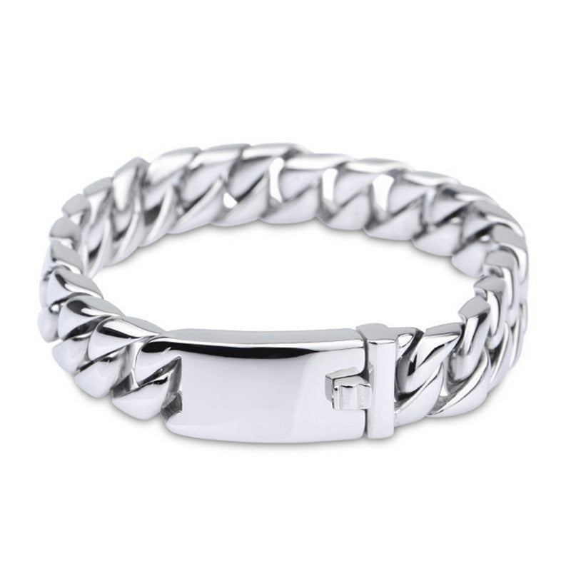 Korean Fashion Fashion Student Titanium Steel Bracelet Men