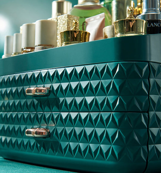 Desktop dustproof cosmetics storage box - Organized Makeup Holder