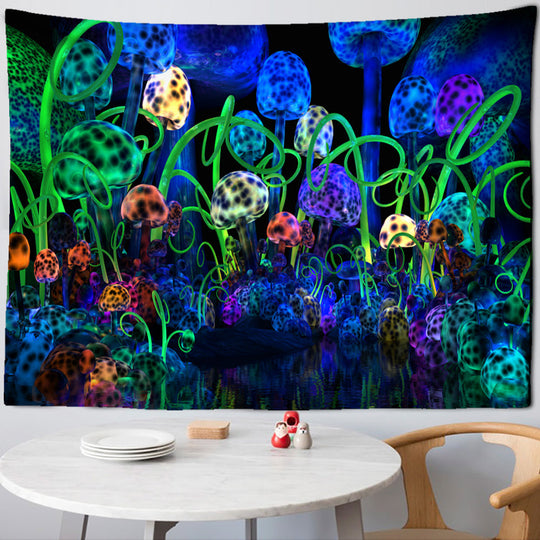 Dream Mushroom Psychedelic Rug Boho Home Decor | Stylish & Versatile