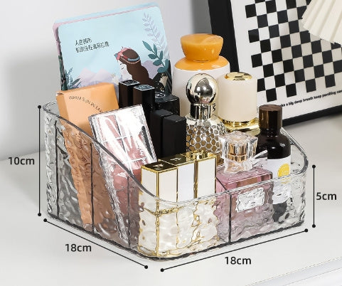 Light Luxury Cosmetics Storage Box Transparent Desktop Dresser