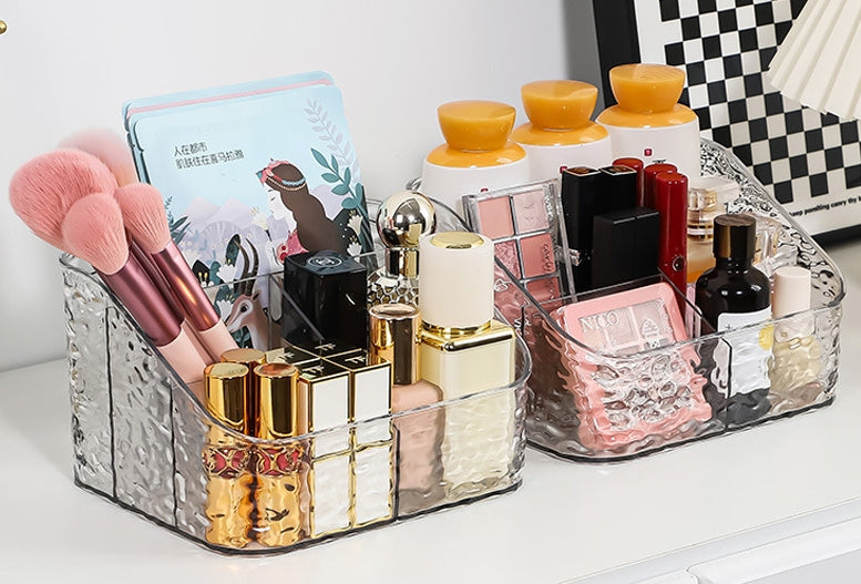Light Luxury Cosmetics Storage Box Transparent Desktop Dresser