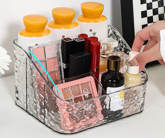 Light Luxury Cosmetics Storage Box Transparent Desktop Dresser