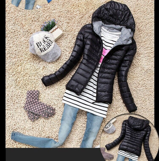 Casual Hooded Womens Jacket - Stylish & Comfortable Wear