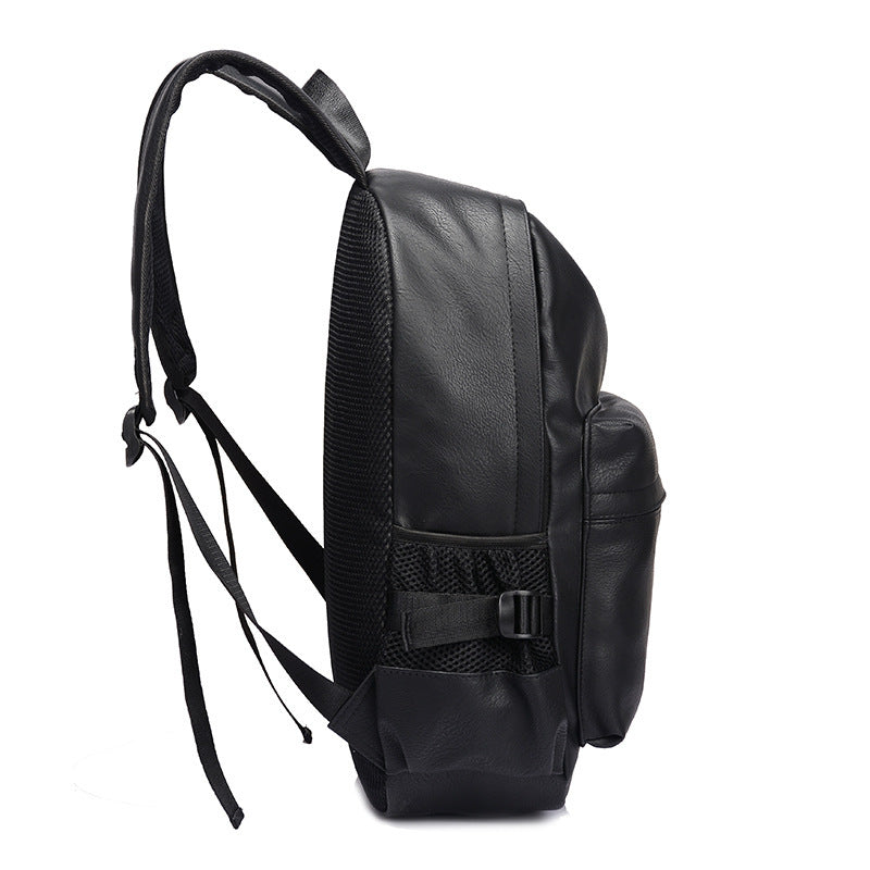 Male leather backpack