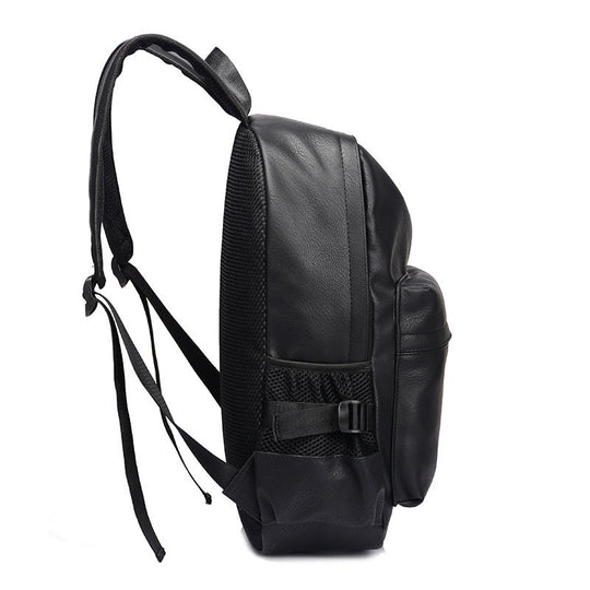 Male leather backpack