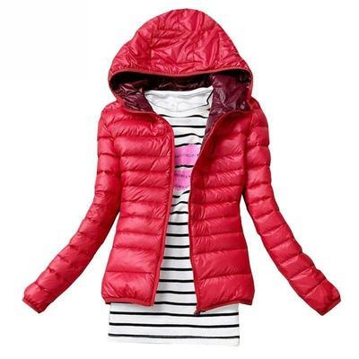 Casual Hooded Womens Jacket - Stylish & Comfortable Wear