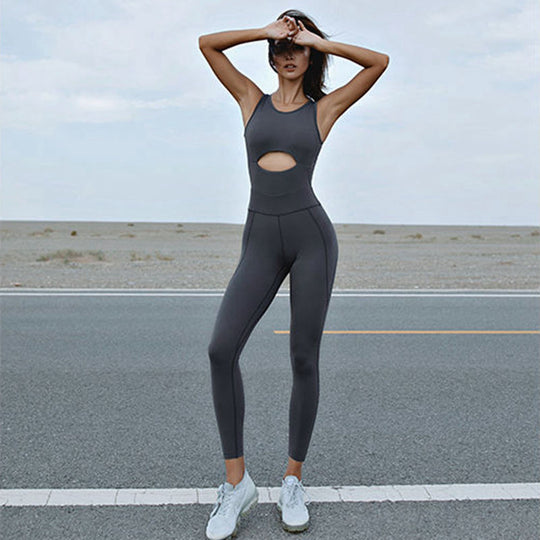 Piece Tight Fitness Wear Sports Suit | Elastic Beauty Back