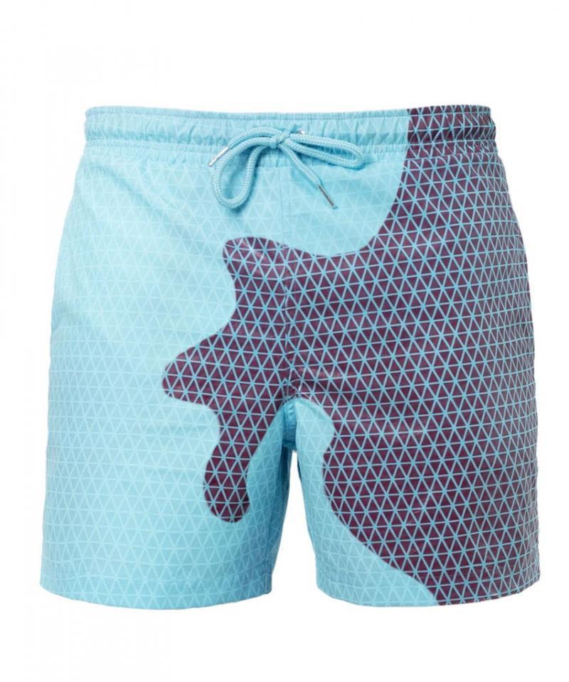 Magical Change Color Beach Shorts - Quick Dry & Stylish Swimwear soft