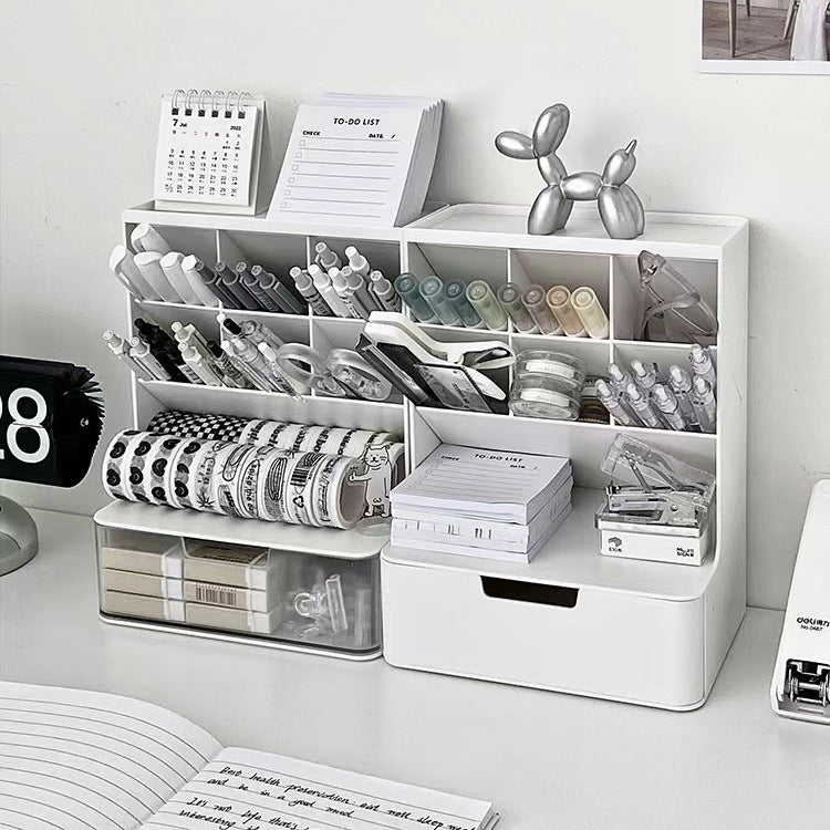Cosmetics Storage Box Desktop Finishing Box with Drawers