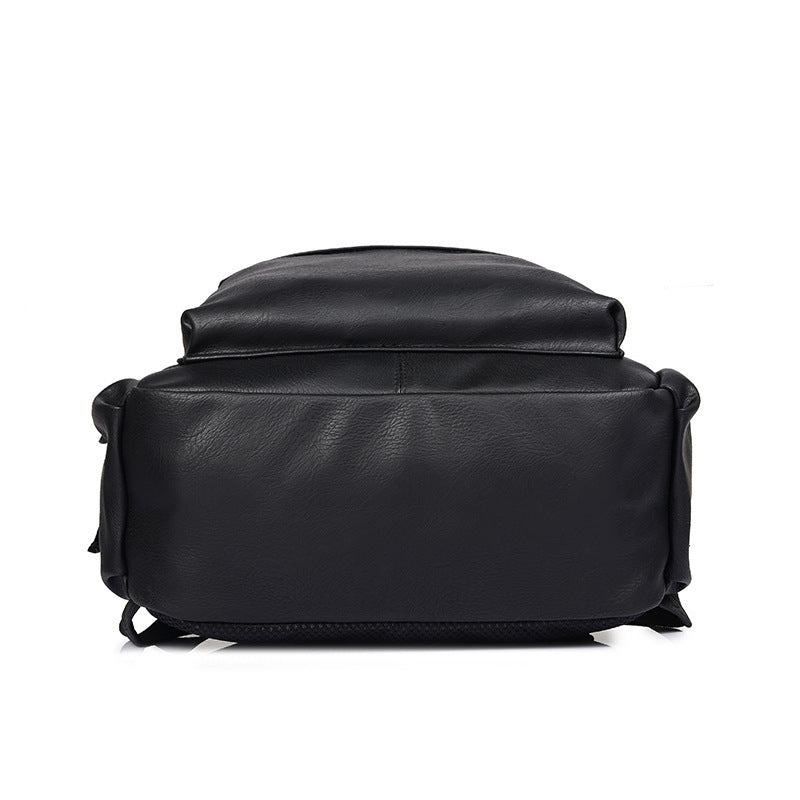Male leather backpack