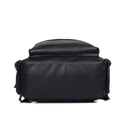 Male leather backpack