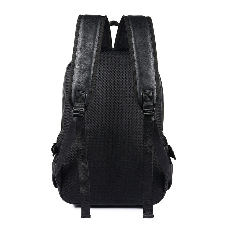 Male leather backpack