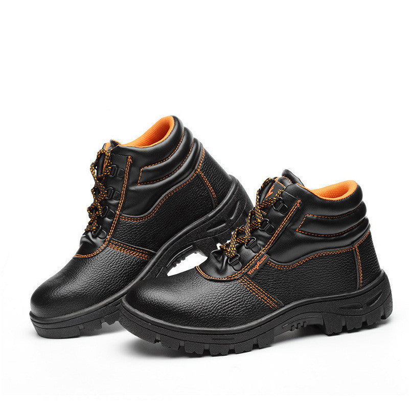 Work shoes steel toe high-top work shoes for Safety