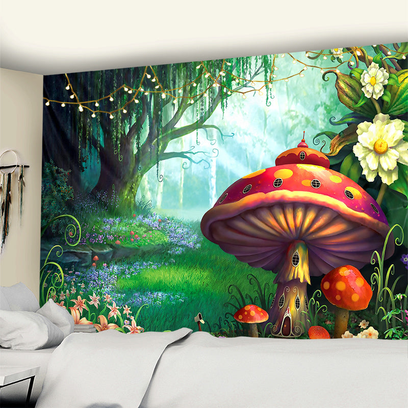 Dream Mushroom Psychedelic Rug Boho Home Decor | Stylish & Versatile