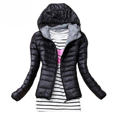 Casual Hooded Womens Jacket - Stylish & Comfortable Wear