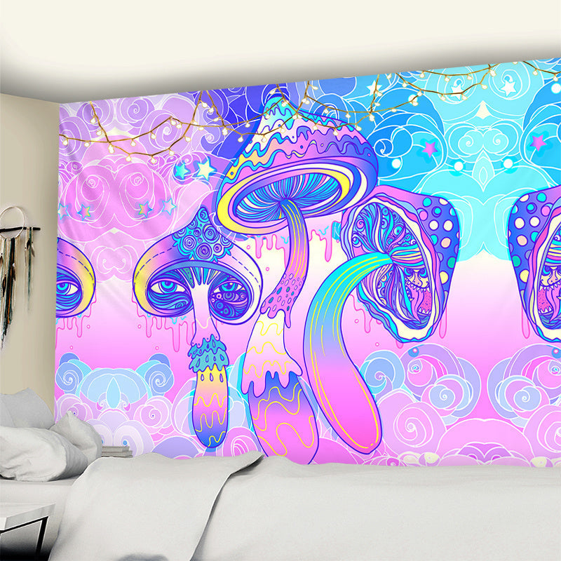 Dream Mushroom Psychedelic Rug Boho Home Decor | Stylish & Versatile