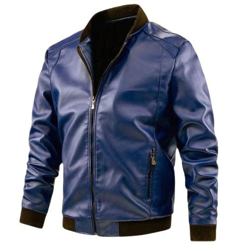 American Motorcycle Male Leather Coat
