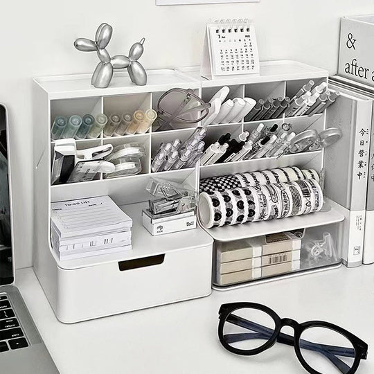 Cosmetics Storage Box Desktop Finishing Box with Drawers