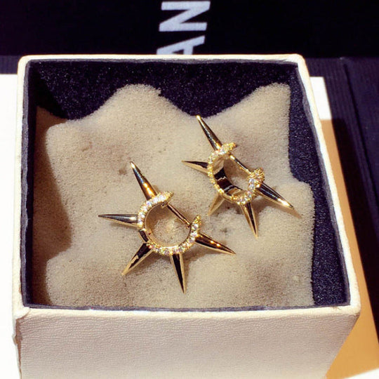 Fashion Graceful Personality Ear Rings Women - Gold Earrings