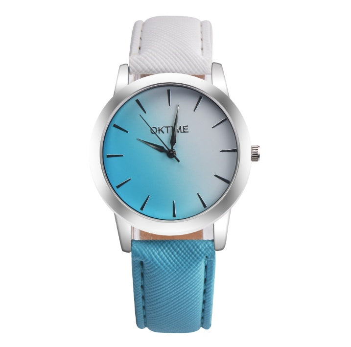 fashion casual retro rainbow design watch women analog