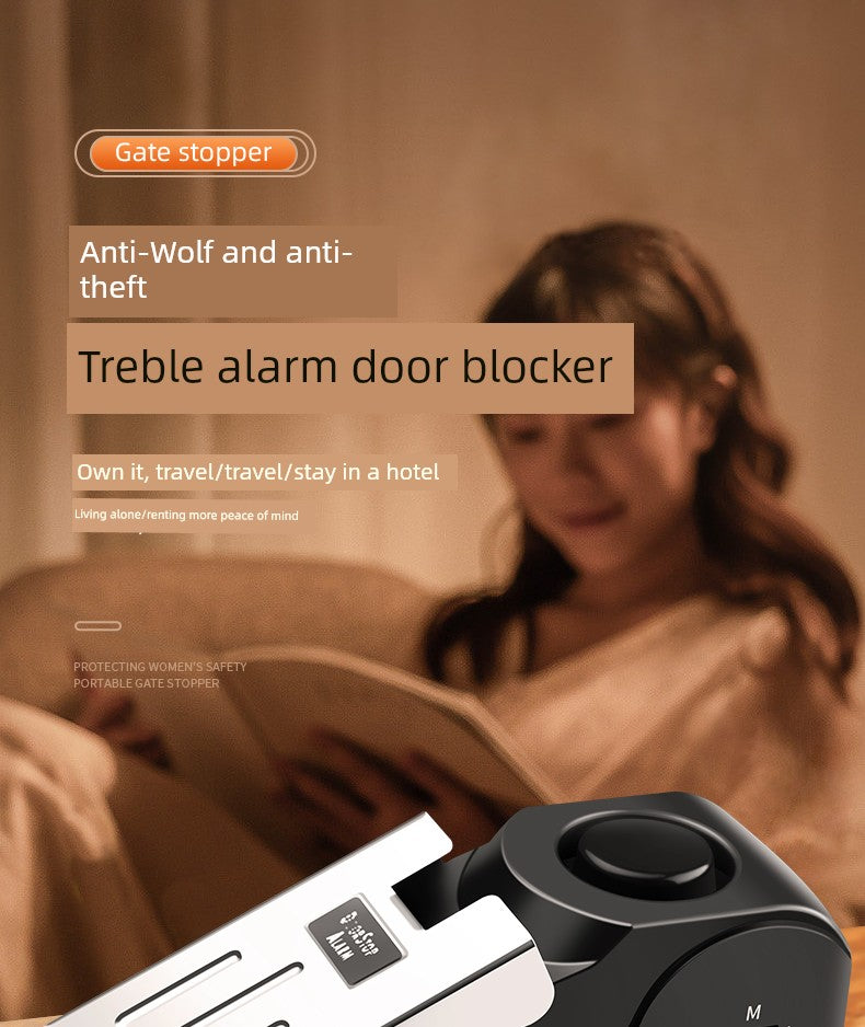 Anti-Wolf For Home Safety Lock for Girls Living Alone Door Stopper