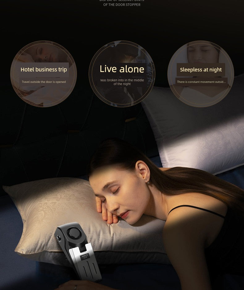 Anti-Wolf For Home Safety Lock for Girls Living Alone Door Stopper