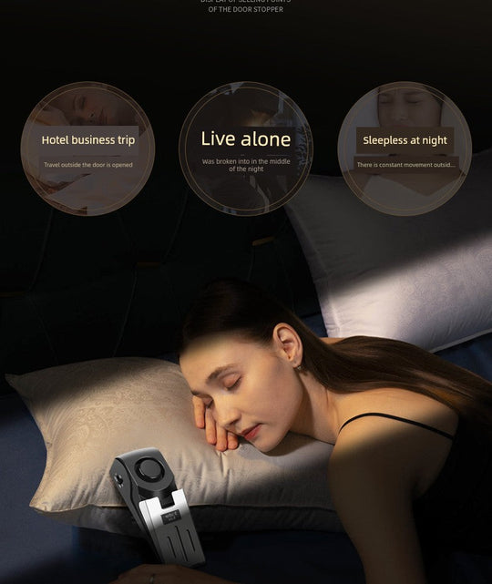 Anti-Wolf For Home Safety Lock for Girls Living Alone Door Stopper