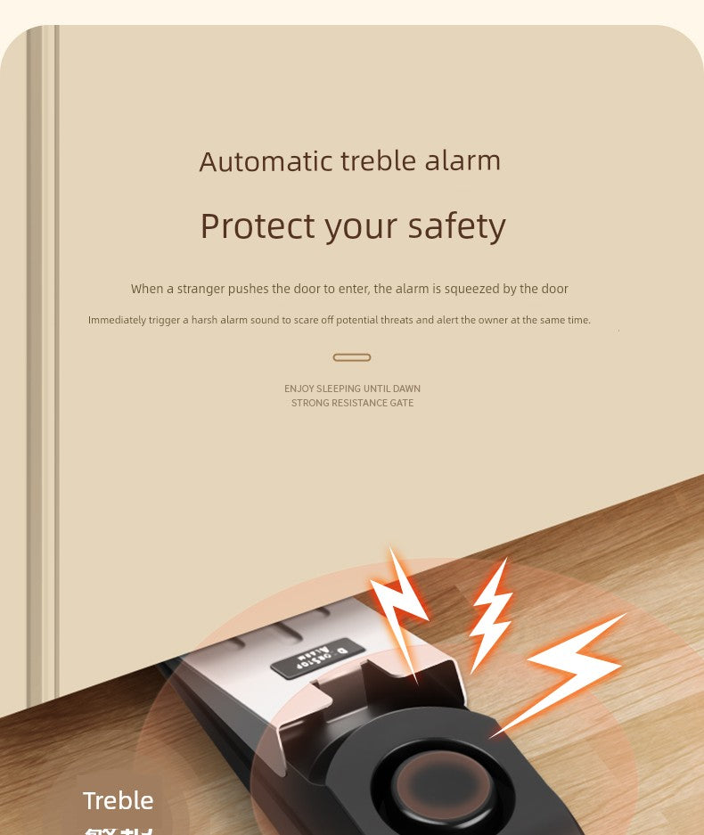 Anti-Wolf For Home Safety Lock for Girls Living Alone Door Stopper