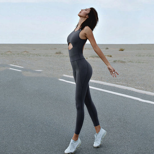 Piece Tight Fitness Wear Sports Suit | Elastic Beauty Back