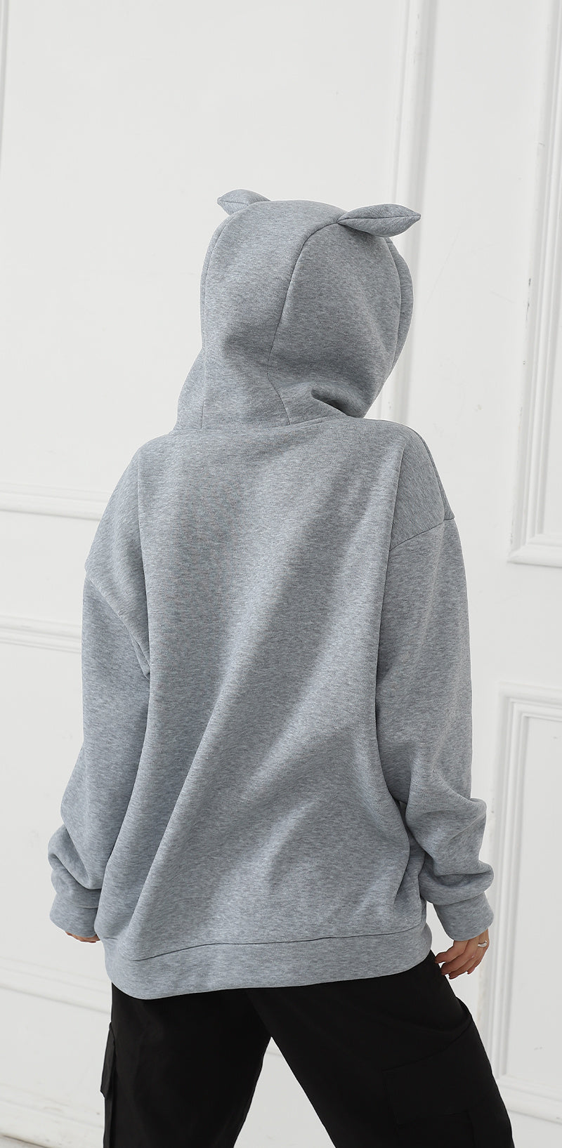 Fashionable Casual Printed Long Sleeved Sweatshirt for Women