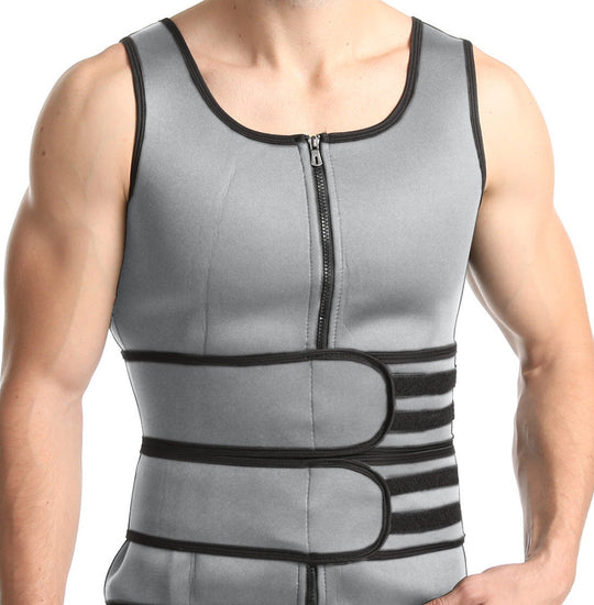 fashionable waistcoat sweat bursting body-building tunic