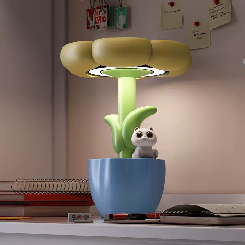 Wedding Flowers Table Lamp Ornaments Home Decor - Modern Style