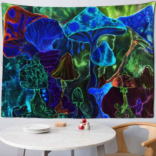 Dream Mushroom Psychedelic Rug Boho Home Decor | Stylish & Versatile