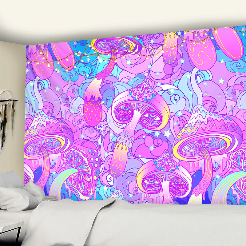 Dream Mushroom Psychedelic Rug Boho Home Decor | Stylish & Versatile